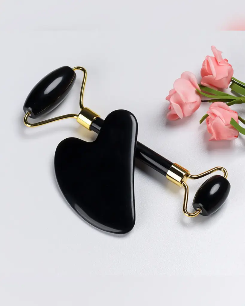 Obsidiano gua sha ir veido volelis 3